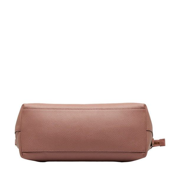 グッチ ハンドバッグ トートバッグ 449650 ピンク レザー レディース GUCCI 【中古】