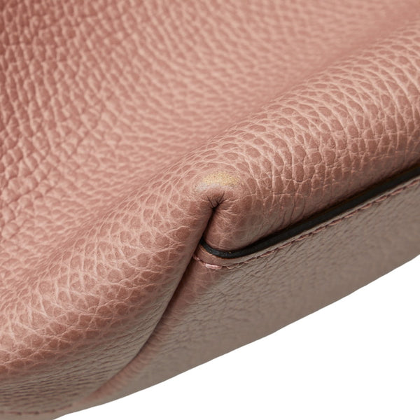 グッチ ハンドバッグ トートバッグ 449650 ピンク レザー レディース GUCCI 【中古】