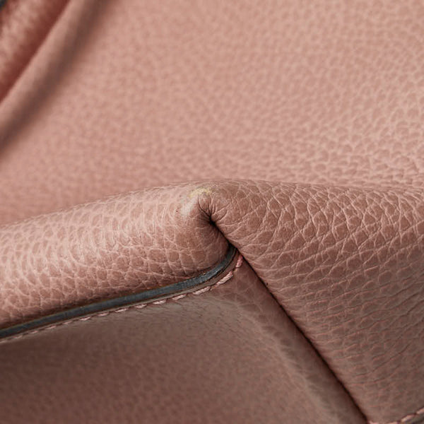 グッチ ハンドバッグ トートバッグ 449650 ピンク レザー レディース GUCCI 【中古】