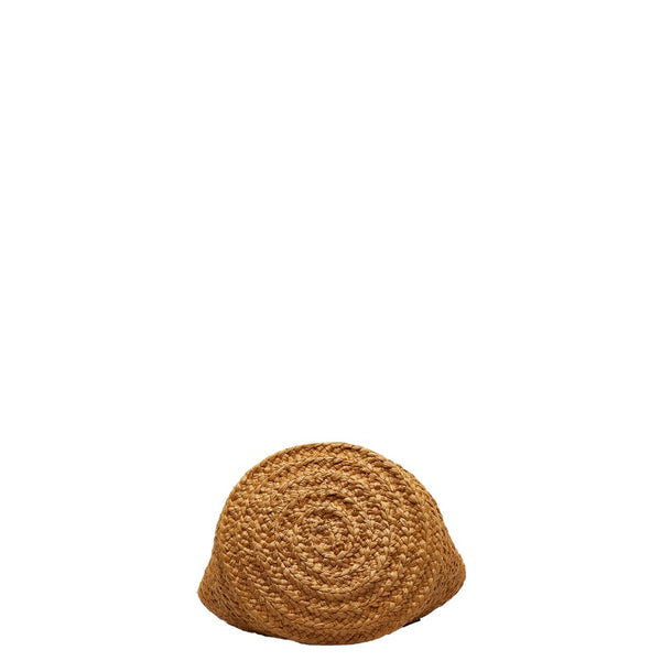 サンローラン パニエ スモール トートバッグ かごバッグ 579518 ブラウン ラフィア レザー レディース SAINT LAURENT 【中古】