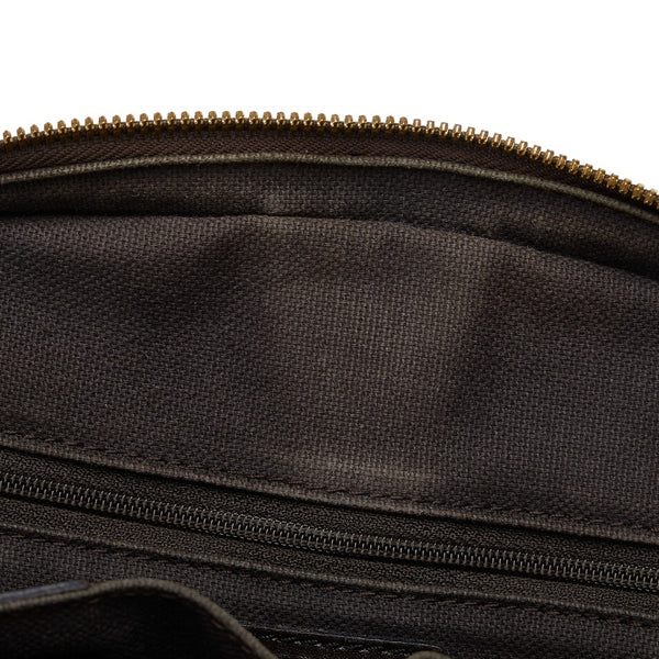 バーバリー ノバチェック シャドーホース ハンドバッグ ベージュ PVC レザー レディース BURBERRY 【中古】