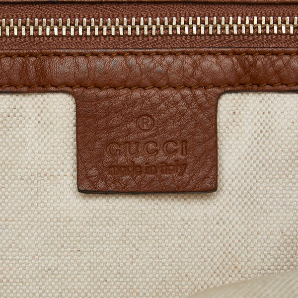 グッチ GGキャンバス ベラ バンブーリボンタッセル ワンショルダーバッグ 269949 ベージュ ブラウン キャンバス レザー レディース GUCCI 【中古】