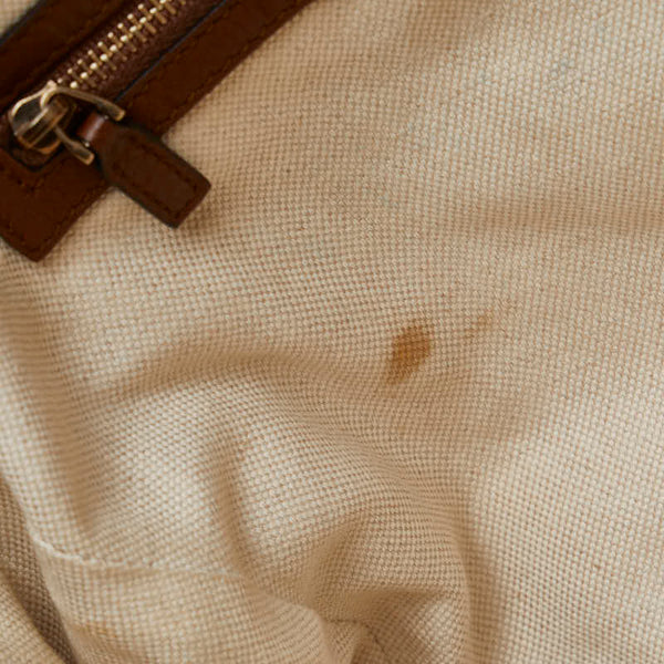 グッチ GGキャンバス ベラ バンブーリボンタッセル ワンショルダーバッグ 269949 ベージュ ブラウン キャンバス レザー レディース GUCCI 【中古】