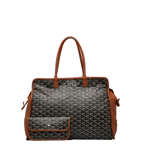 ゴヤール アーディPM パンチング ハンドバッグ トートバッグ ブラック マルチカラー PVC レザー レディース GOYARD 【中古】