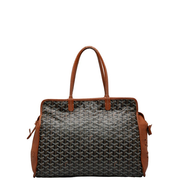 ゴヤール アーディPM パンチング ハンドバッグ トートバッグ ブラック マルチカラー PVC レザー レディース GOYARD 【中古】