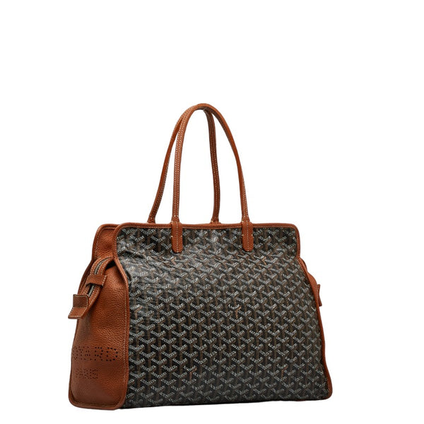 ゴヤール アーディPM パンチング ハンドバッグ トートバッグ ブラック マルチカラー PVC レザー レディース GOYARD 【中古】