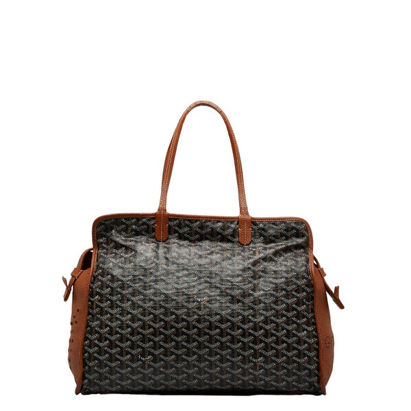 ゴヤール アーディPM パンチング ハンドバッグ トートバッグ ブラック マルチカラー PVC レザー レディース GOYARD 【中古】