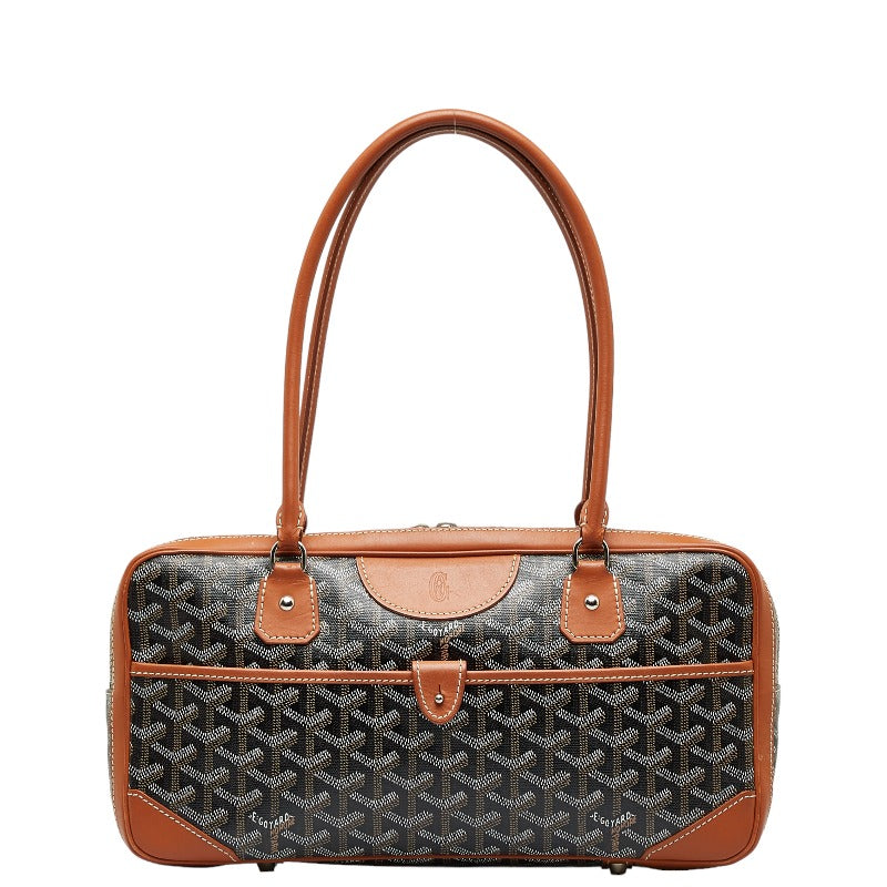 ゴヤール サンマルタン 肩掛け ショルダーバッグ トートバッグ ブラック マルチカラー PVC レザー レディース GOYARD 【中古】