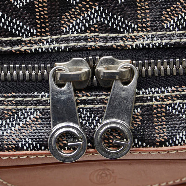 ゴヤール サンマルタン 肩掛け ショルダーバッグ トートバッグ ブラック マルチカラー PVC レザー レディース GOYARD 【中古】