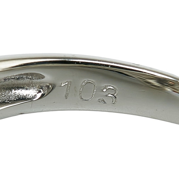 Pt900 プラチナ ダイヤ1.03 リング 指輪 レディース 14.5号 【中古】