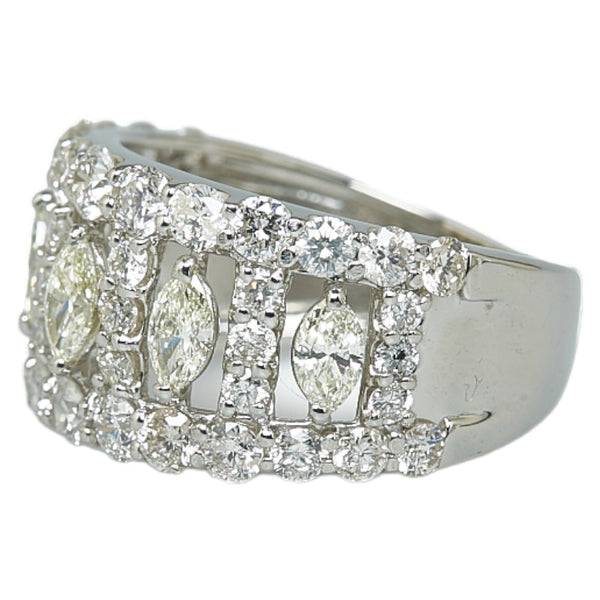 Pt900 プラチナ ダイヤ2.00ct リング 指輪 レディース 9号 【中古】