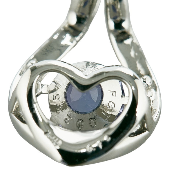 Pt900 プラチナ Pt850 プラチナ タンザナイト0.75ct ペンダントネックレス レディース 【中古】