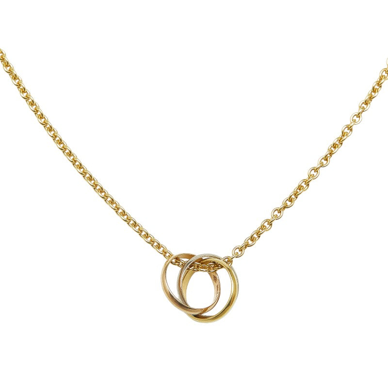 カルティエ K18 ゴールド トリニティ ネックレス レディース CARTIER 【中古】