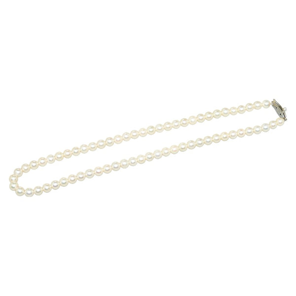 タサキ SV925 シルバー アコヤパール6～6.5mm ネックレス レディース TASAKI 【中古】