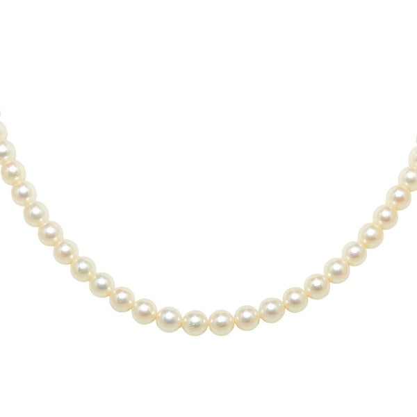 タサキ SV925 シルバー アコヤパール6～6.5mm ネックレス レディース TASAKI 【中古】