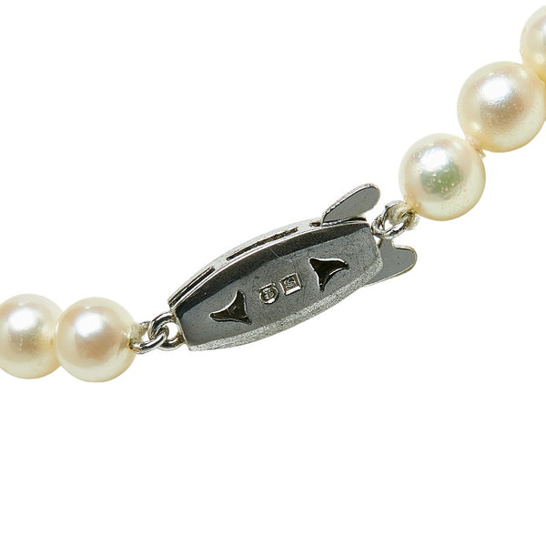 タサキ SV925 シルバー アコヤパール6～6.5mm ネックレス レディース TASAKI 【中古】