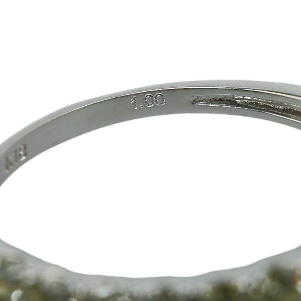 K18 ゴールド ダイヤ1.00ct リング 指輪 レディース 11号 【中古】
