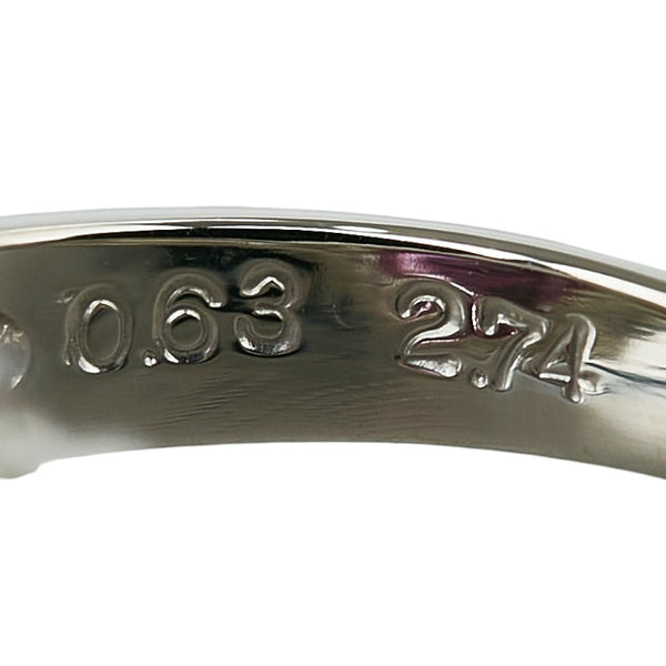 Pt900 プラチナ ピンクサファイア2.74ct ダイヤ0.63ct リング 指輪 レディース 8号 【中古】