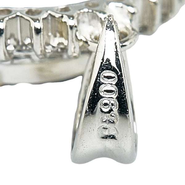 Pt900 プラチナ サファイア2.27ct ダイヤ0.45ct ペンダントトップ レディース 【中古】