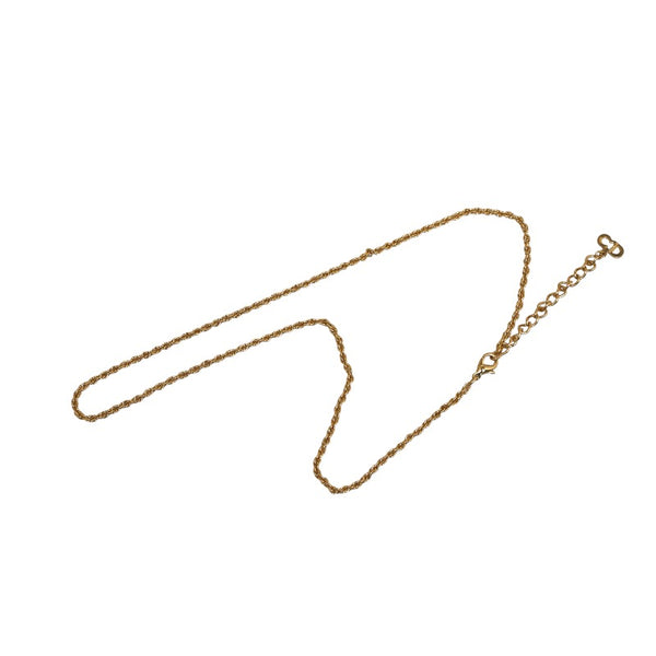 ディオール チェーン ネックレス ゴールド メッキ レディース Dior 【中古】