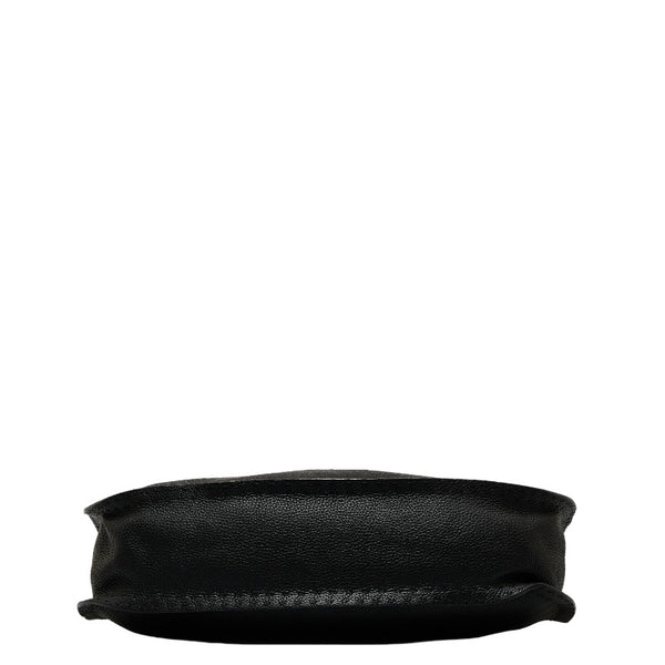 フェンディ セレリア ワンショルダーバッグ ハンドバッグ 8BR582 ブラック レザー レディース FENDI 【中古】