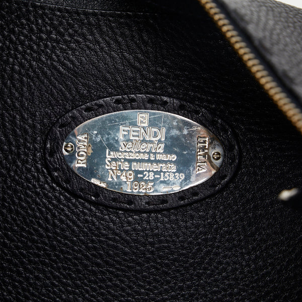 フェンディ セレリア ワンショルダーバッグ ハンドバッグ 8BR582 ブラック レザー レディース FENDI 【中古】