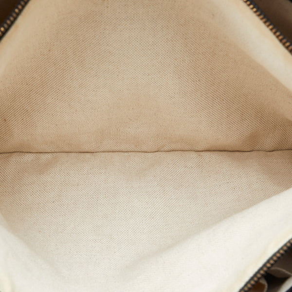 グッチ マイクログッチシマ トートバッグ 336776 ブラック エナメル レディース GUCCI 【中古】