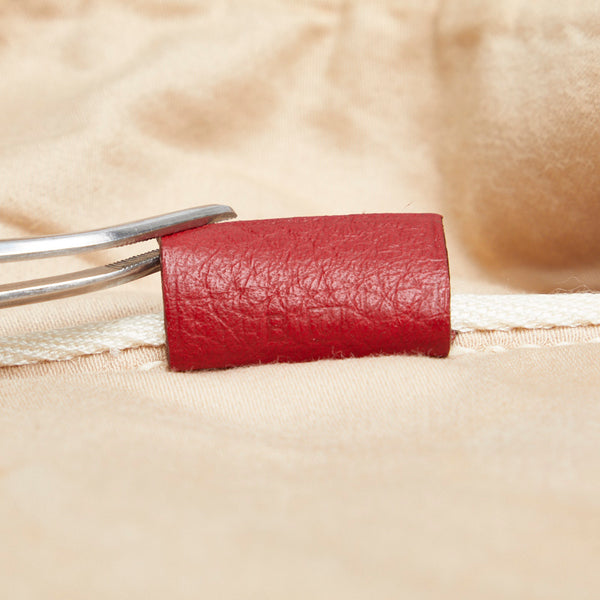 エルメス ヴィクトリア50 ボストンバッグ ルージュヴィフ ベージュ トワルアッシュ トリヨンクレマンス レディース HERMES 【中古】