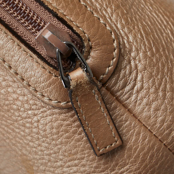 グッチ ハンドバッグ ショルダーバッグ 2WAY 341504 シャンパンゴールド レザー レディース GUCCI 【中古】