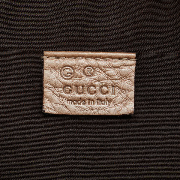 グッチ ハンドバッグ ショルダーバッグ 2WAY 341504 シャンパンゴールド レザー レディース GUCCI 【中古】