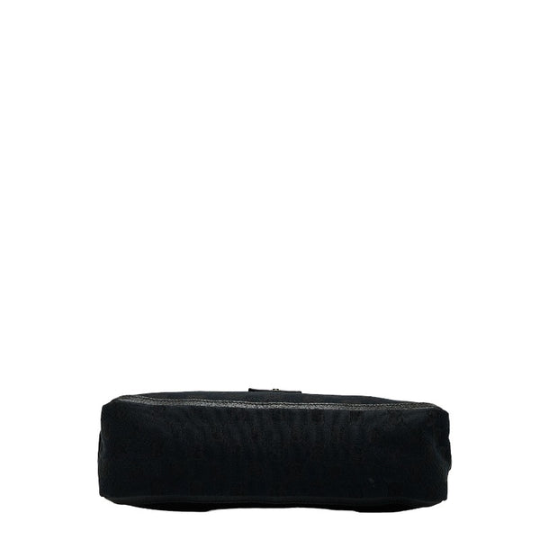 グッチ GGキャンバス アビー ワンショルダーバッグ ハンドバッグ 130939 ブラック レザー レディース GUCCI 【中古】