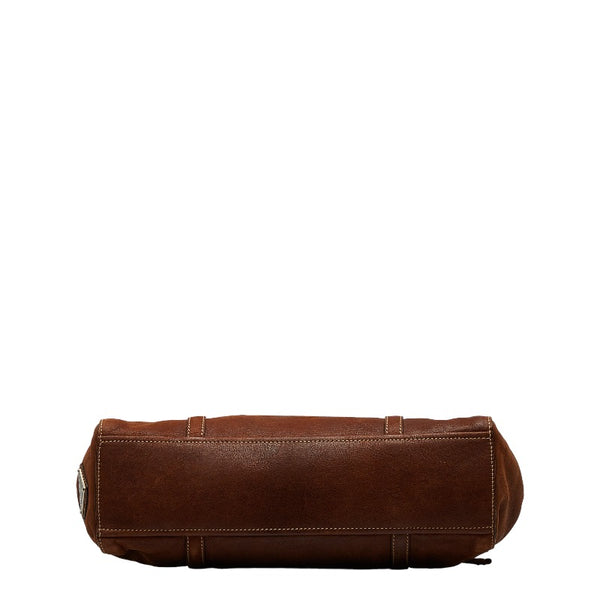 プラダ ハンドバッグ ワンショルダーバッグ BR3274 ブラウン レザー レディース PRADA 【中古】