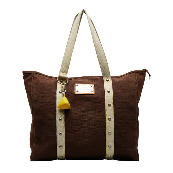 ルイ ヴィトン アンティグア カバGM ルイヴィトンカップ トートバッグ M80662 ブラウン キャンバス レディース LOUIS VUITTON 【中古】