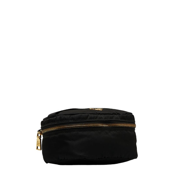 プラダ テスートトラベル クーラーポーチ 1ARB48 ブラック ナイロン レディース PRADA 【中古】