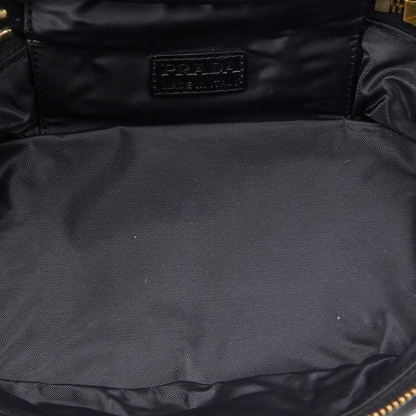 プラダ テスートトラベル クーラーポーチ 1ARB48 ブラック ナイロン レディース PRADA 【中古】