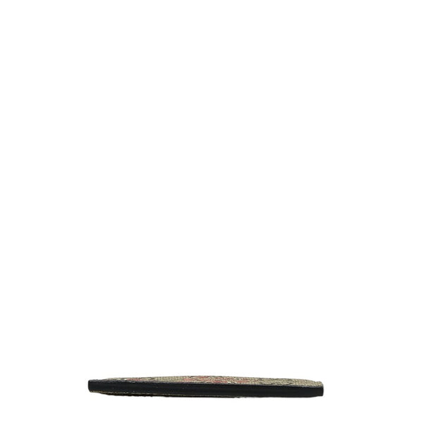 グッチ GGスプリーム キングスネーク ヘビ 蛇 カードケース パスケース 451277 ベージュ マルチカラー PVC レザー レディース GUCCI 【中古】