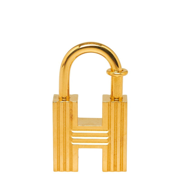 エルメス H 2000年限定 新世紀の第一歩 カデナ チャーム ゴールド メッキ レディース HERMES 【中古】