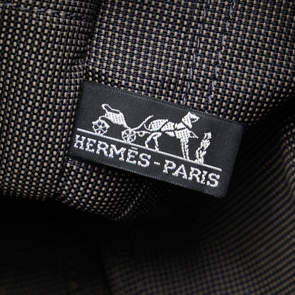 エルメス エールライントートPM ハンドバッグ トートバッグ グレー キャンバス レディース HERMES 【中古】