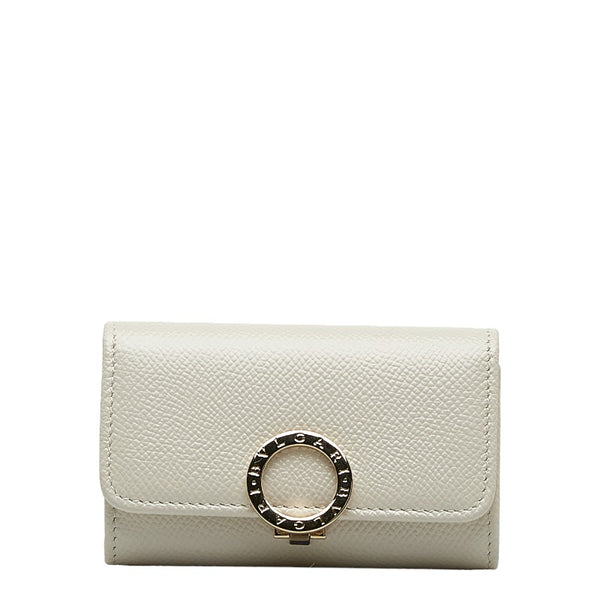 ブルガリ ブルガリブルガリ キーケース ホワイト レザー レディース BVLGARI 【中古】