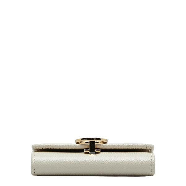 ブルガリ ブルガリブルガリ キーケース ホワイト レザー レディース BVLGARI 【中古】