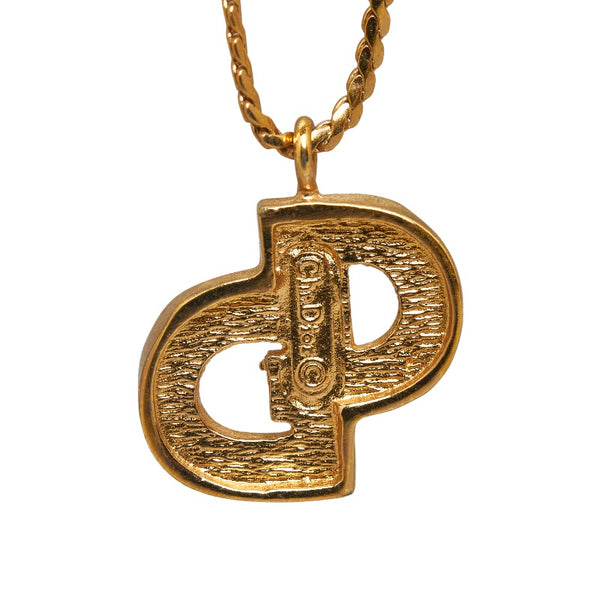 ディオール CDロゴ ラインストーン ブレスレット ゴールド メッキ レディース Dior 【中古】