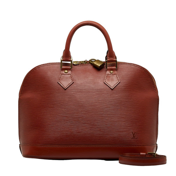 ルイ ヴィトン エピ アルマ ハンドバッグ ショルダーバッグ 2WAY M52143 ケニアブラウン レザー レディース LOUIS VUITTON 【中古】