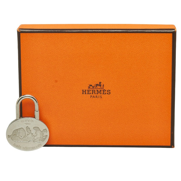 エルメス 地中海 2003 カデナ チャーム シルバー メタル レディース HERMES 【中古】