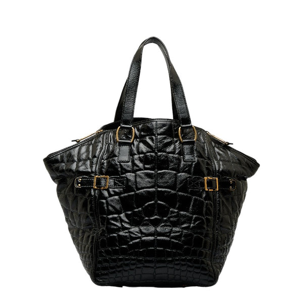 サンローラン ダウンタウン トートバッグ ショルダーバッグ 172460 ブラック パテントレザー レディース SAINT LAURENT 【中古】