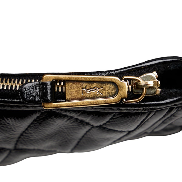 サンローラン ダウンタウン トートバッグ ショルダーバッグ 172460 ブラック パテントレザー レディース SAINT LAURENT 【中古】