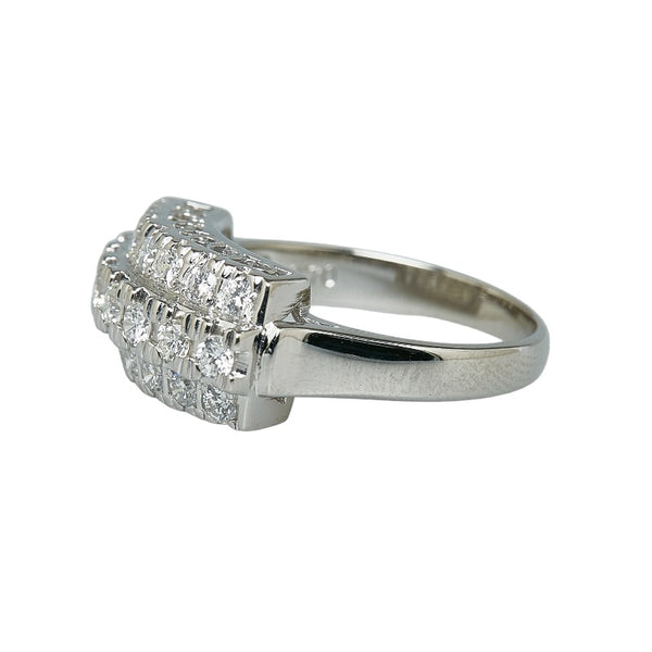 Pt900 プラチナ ダイヤ0.70ct リング 指輪 レディース 10号 【中古】