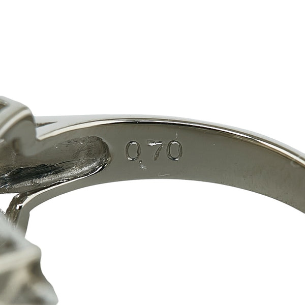 Pt900 プラチナ ダイヤ0.70ct リング 指輪 レディース 10号 【中古】