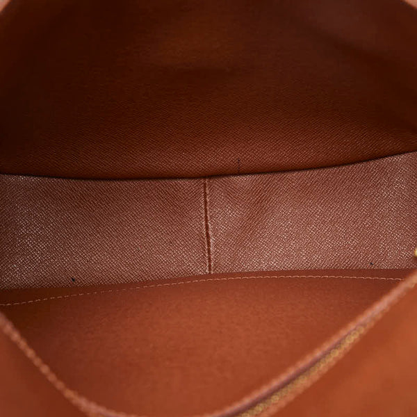 ルイ ヴィトン モノグラム サンクルー24 斜め掛け ショルダーバッグ M51242 ブラウン PVC レザー レディース LOUIS VUITTON 【中古】