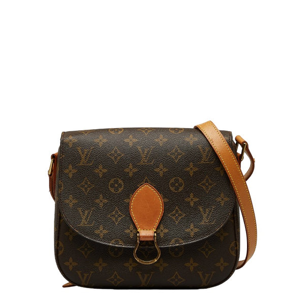 ルイ ヴィトン モノグラム サンクルー24 斜め掛け ショルダーバッグ M51242 ブラウン PVC レザー レディース LOUIS VUITTON 【中古】