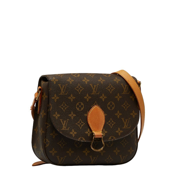 ルイ ヴィトン モノグラム サンクルー24 斜め掛け ショルダーバッグ M51242 ブラウン PVC レザー レディース LOUIS VUITTON 【中古】